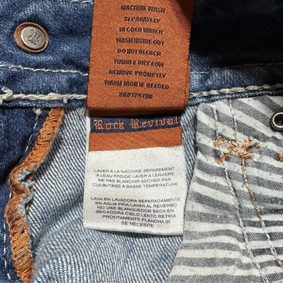 Rock Revival Denim Noelle Capri Ankle Jeans Womens Size 29 29x28 Low Rise - Picture 9 of 14